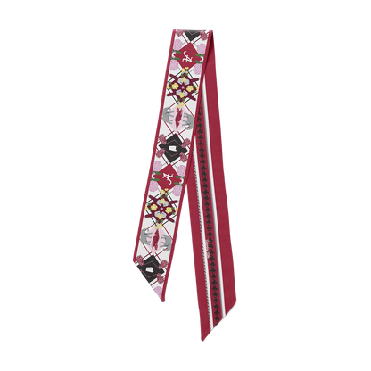 Saturday Silks - All-Star Skinny Scarf - Alabama