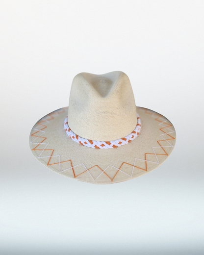 Texas + Double Zig Zag Brim Palm Hat