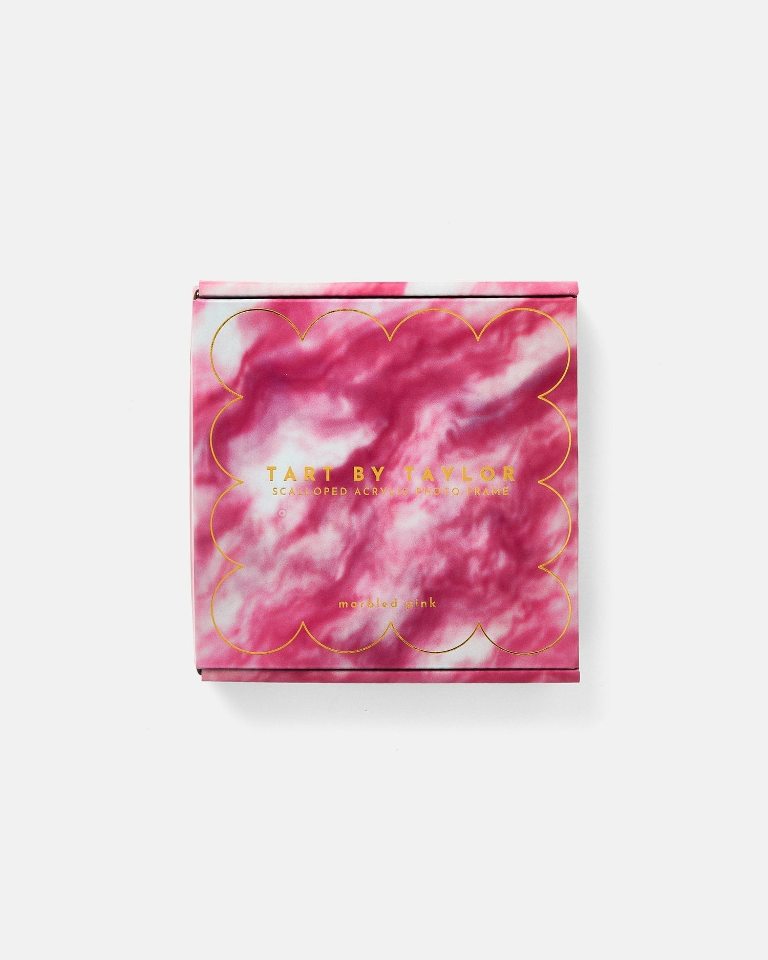 Pink Marbled Mini Acrylic Picture Frame