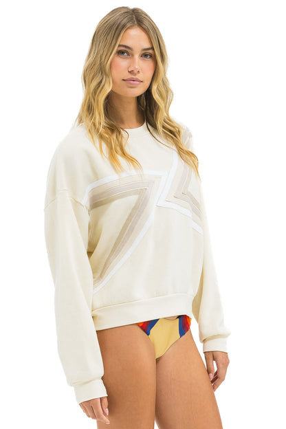 Blaze Relaxed Crew Sweatshirt - Vintage White // Vintage White