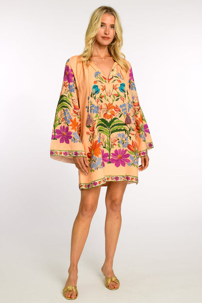 ELIZABETH JAMES - Chelsea Dress - Tapestry Peach