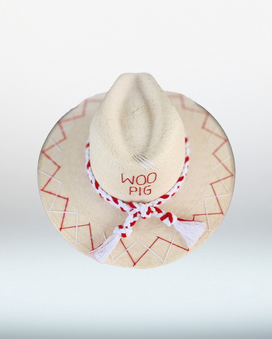Arkansas Razorbacks + Double Zig Zag Brim Palm Hat