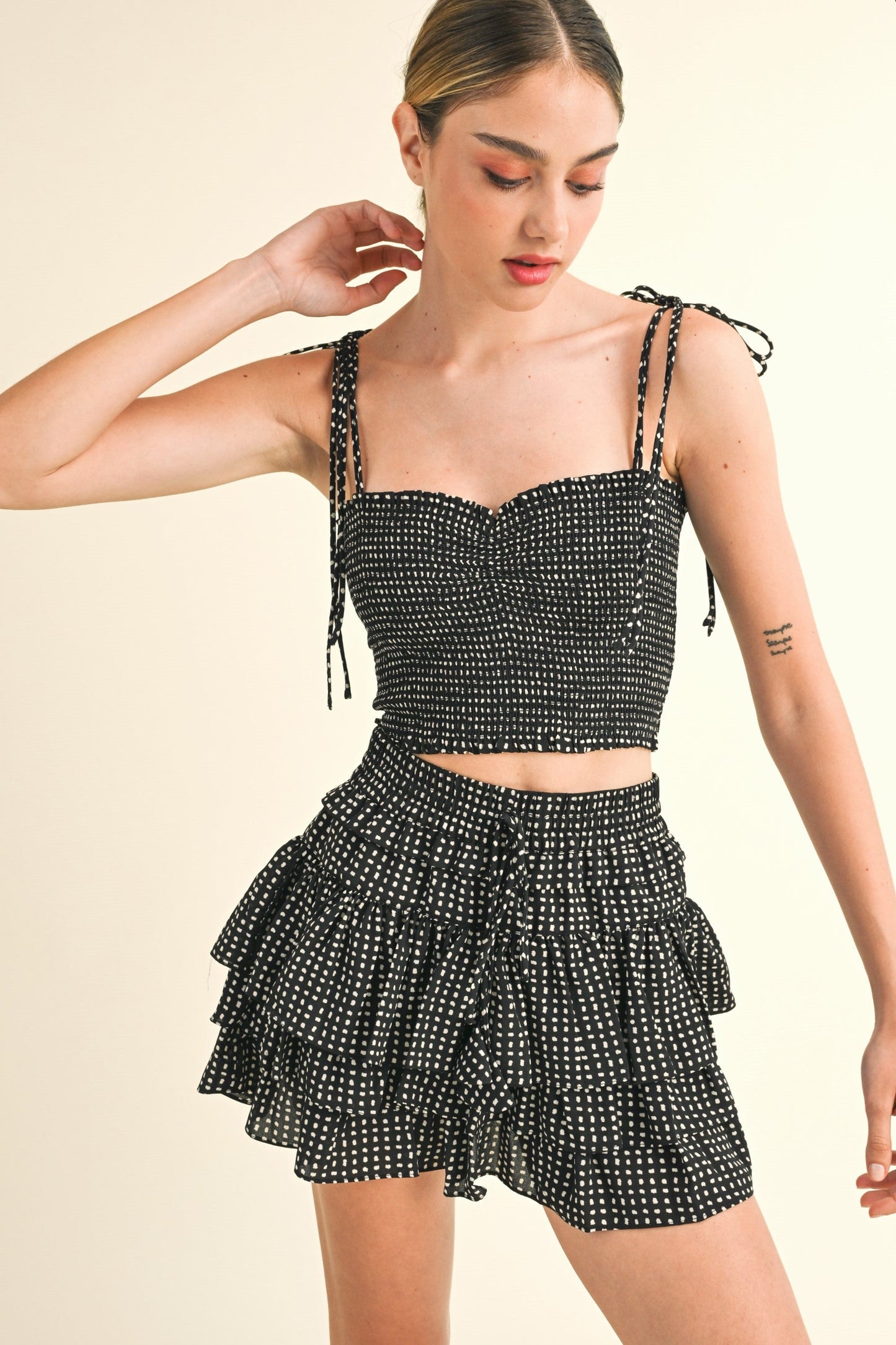 Charlie Top - Black/White