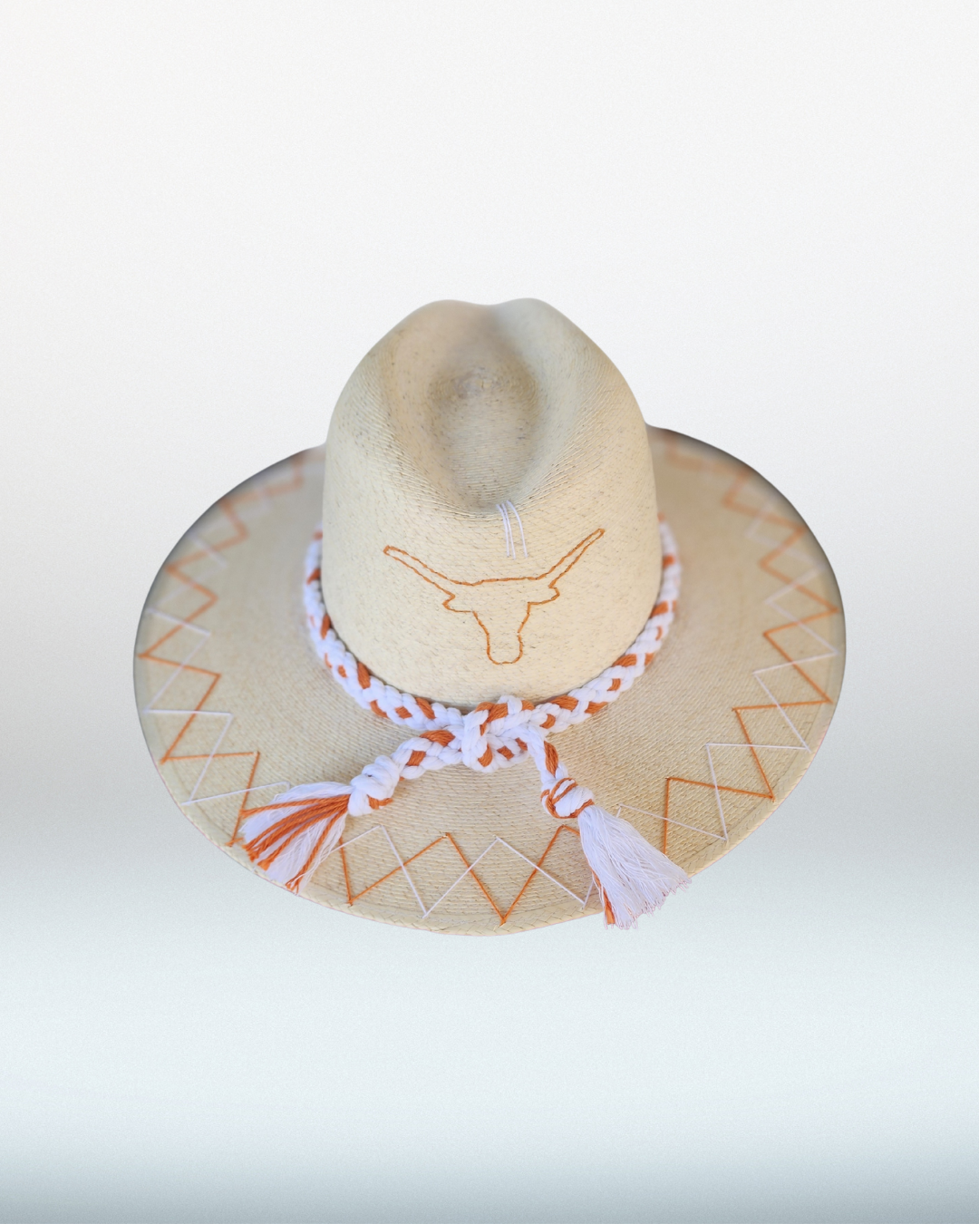 Texas + Double Zig Zag Brim Palm Hat