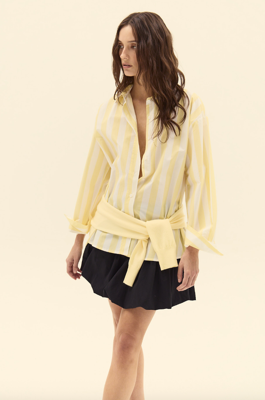 Vicenzo Shirt - Striped Yellow