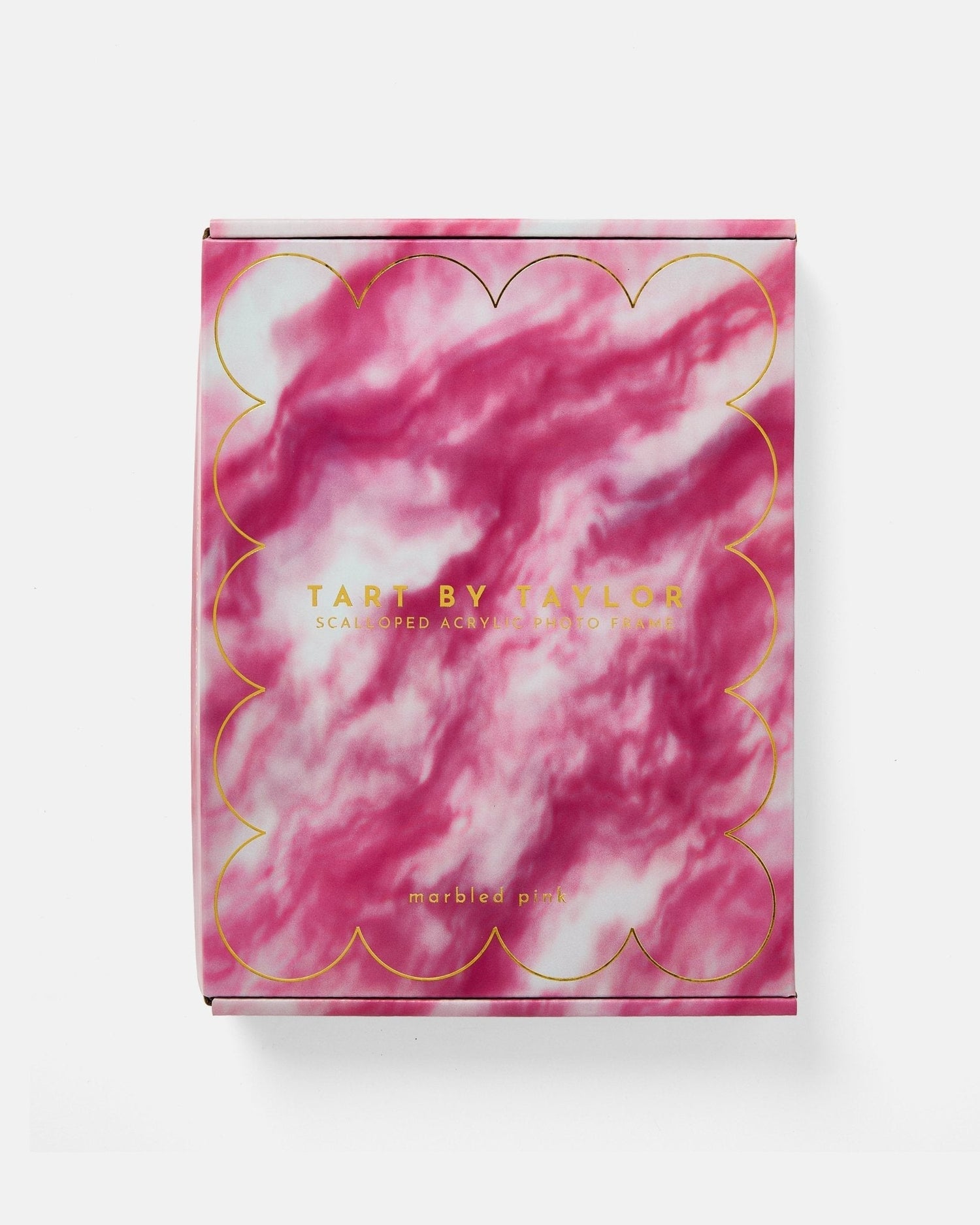 Pink Marbled Acrylic Picture Frame