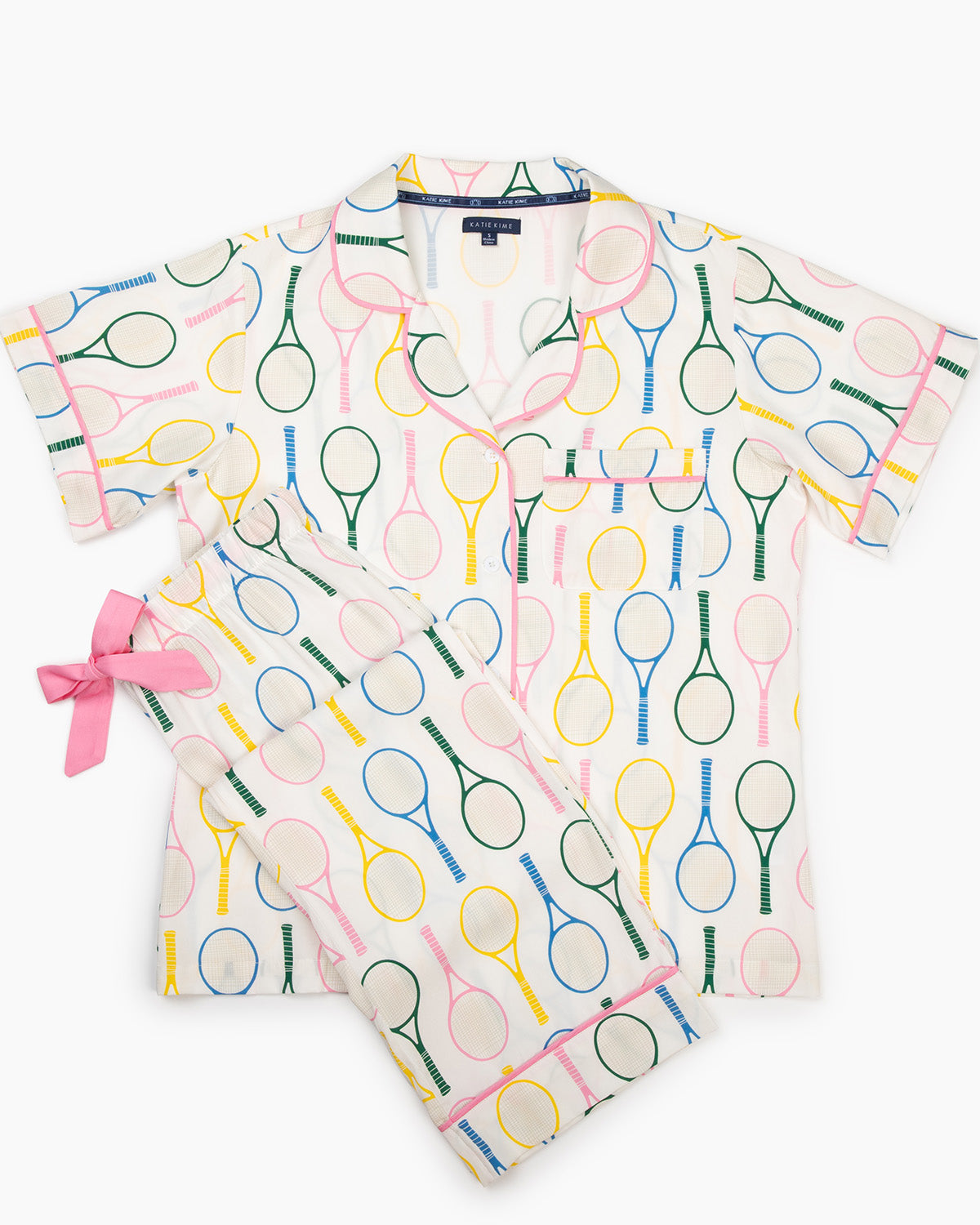 Tennis Time Pajama Pants Set - Multi