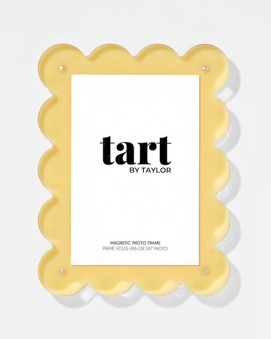 BUTTER YELLOW ACRYLIC PICTURE FRAME