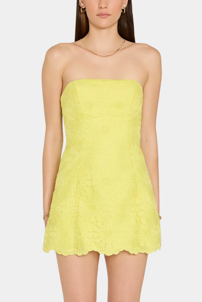 Daisy Skort Romper - Lime