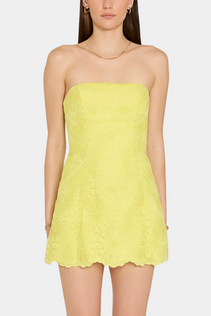 Daisy Skort Romper - Lime