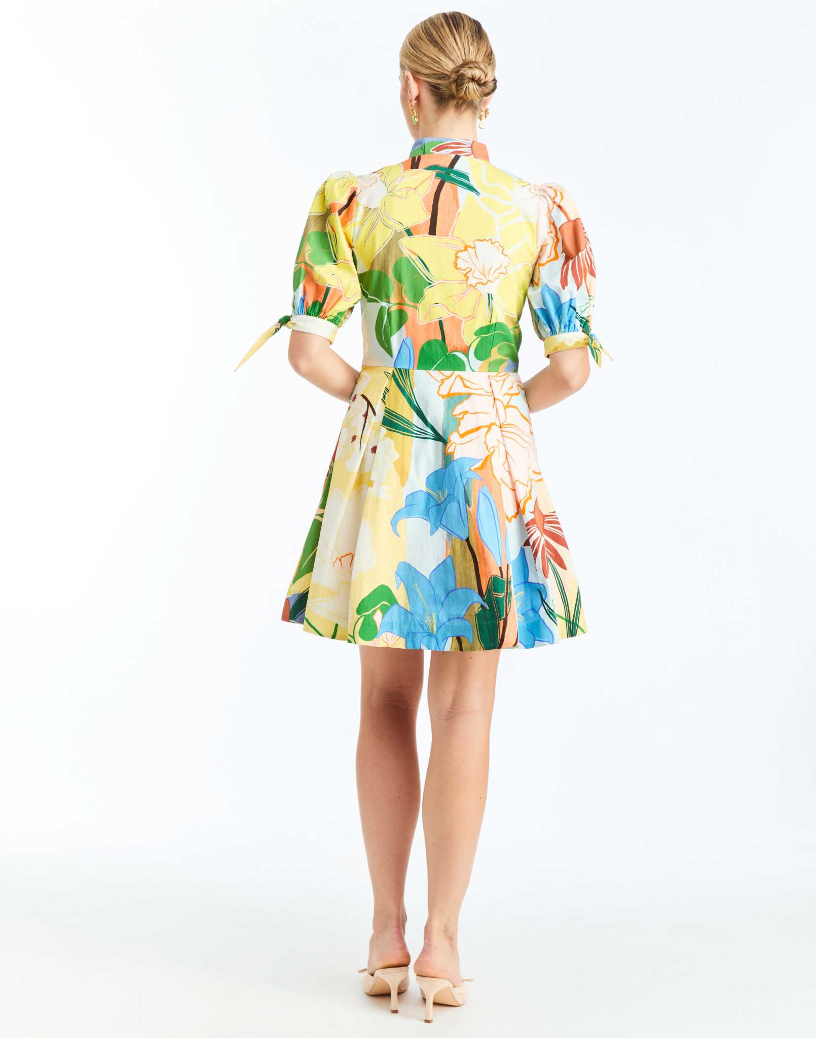 Brooklyn Mini Dress - Primrose Florals - Spinout