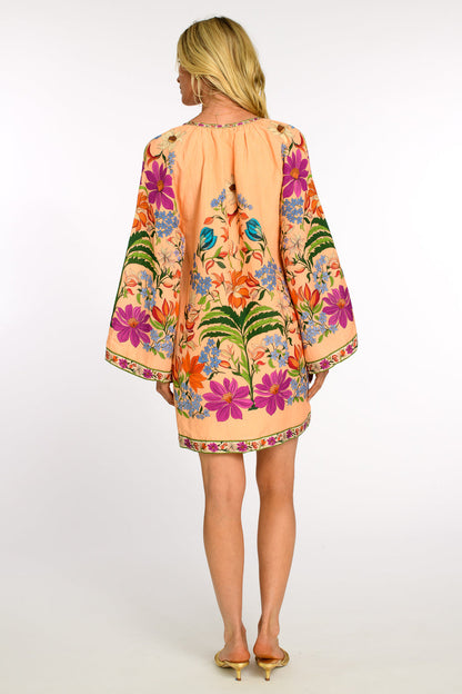 ELIZABETH JAMES - Chelsea Dress - Tapestry Peach