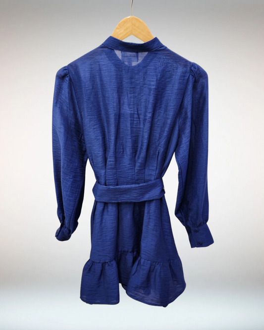 Elizabeth Mini Dress - Deep Blue