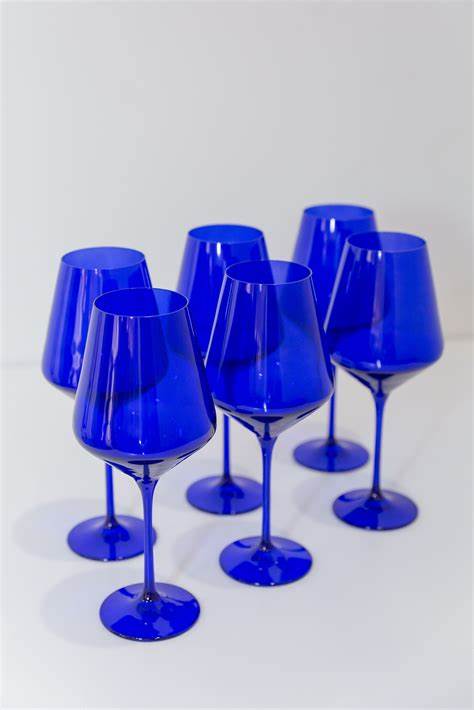 Estelle Colored Wine Stemware (Set of 6)