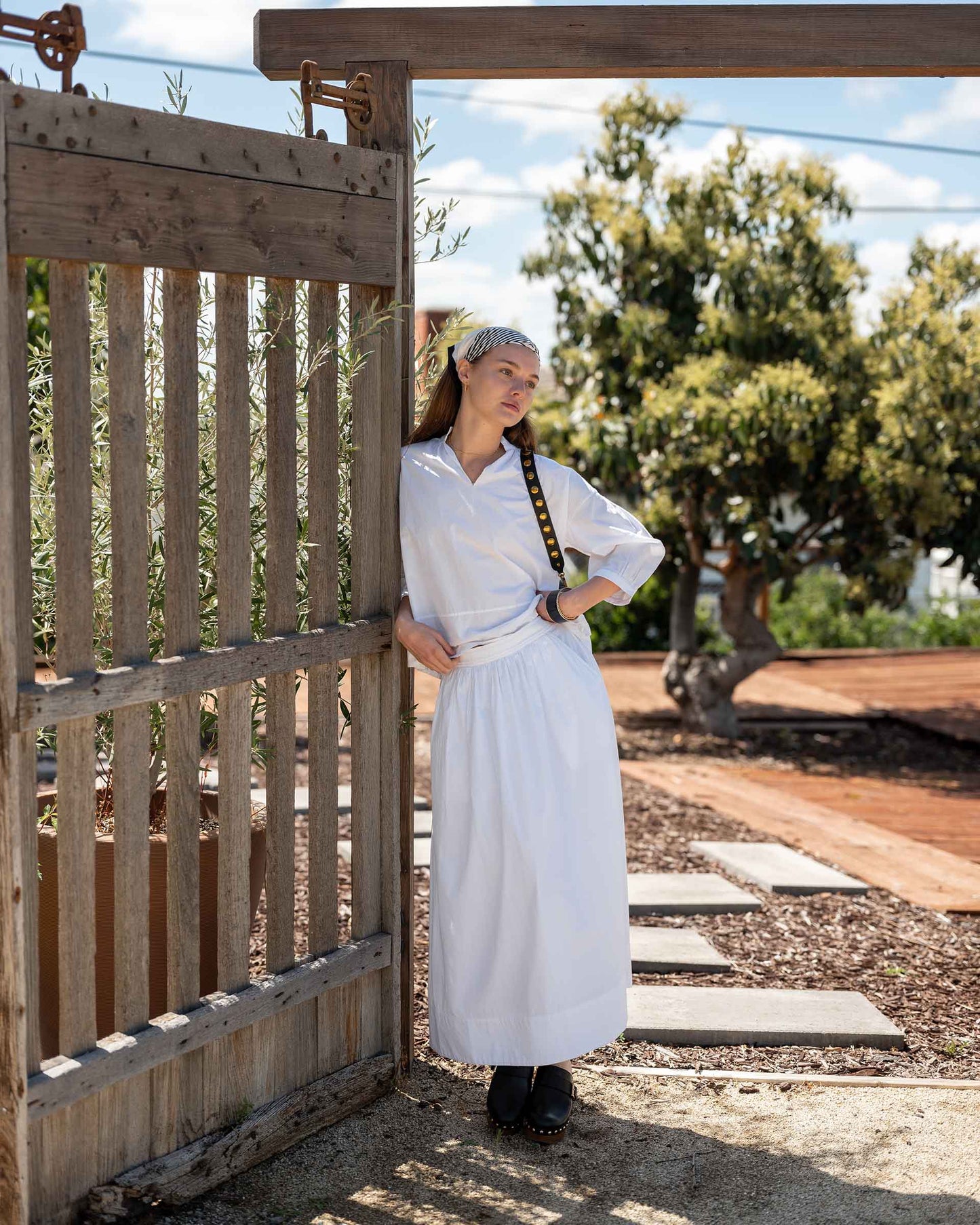 MerSea - Sonnet Maxi Skirt - White