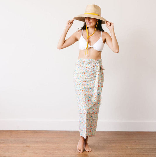 Coastal Daisies Tie Sarong