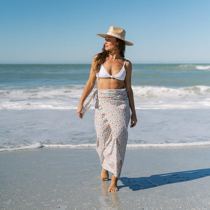 Coastal Daisies Tie Sarong