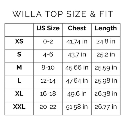 Coastal Daisies Willa Top