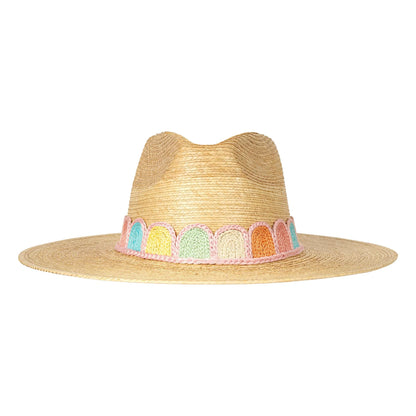 Pastel Candy Crochet Palm Hat