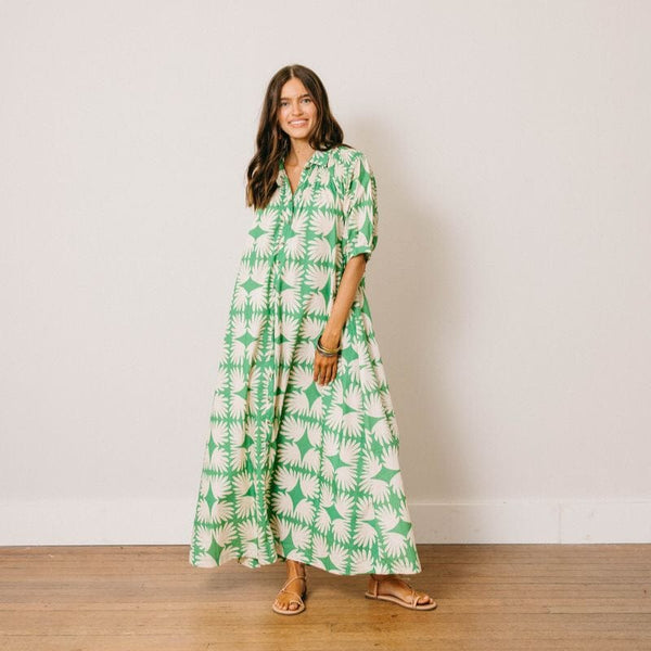 viridian green dress Riviera Midi Dress in Viridian Green | OMNES | Dresses | Sustainable & Affordable Clothing