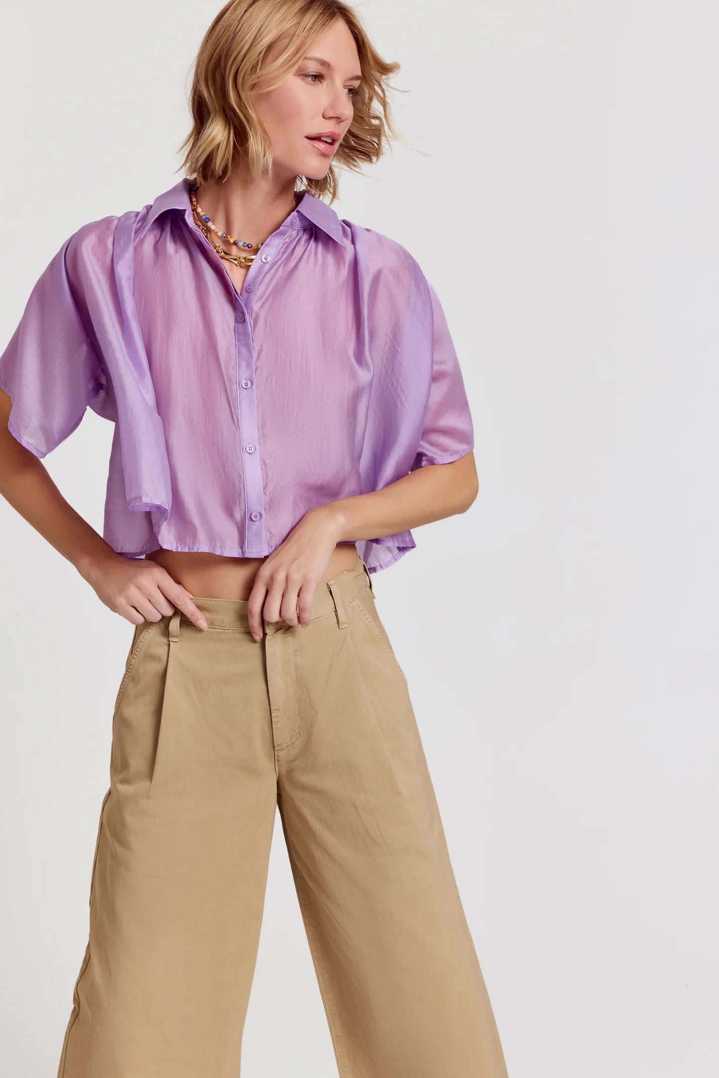 The Shirt - The Hayden Shirt - Lilac