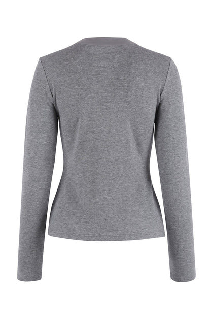 The Shirt - The Long Sleeve Brett Shirt - Heather Grey