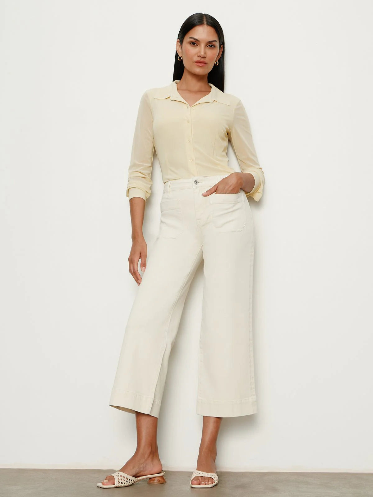 The Marine Standard Rise Denim Pant - French Vanilla