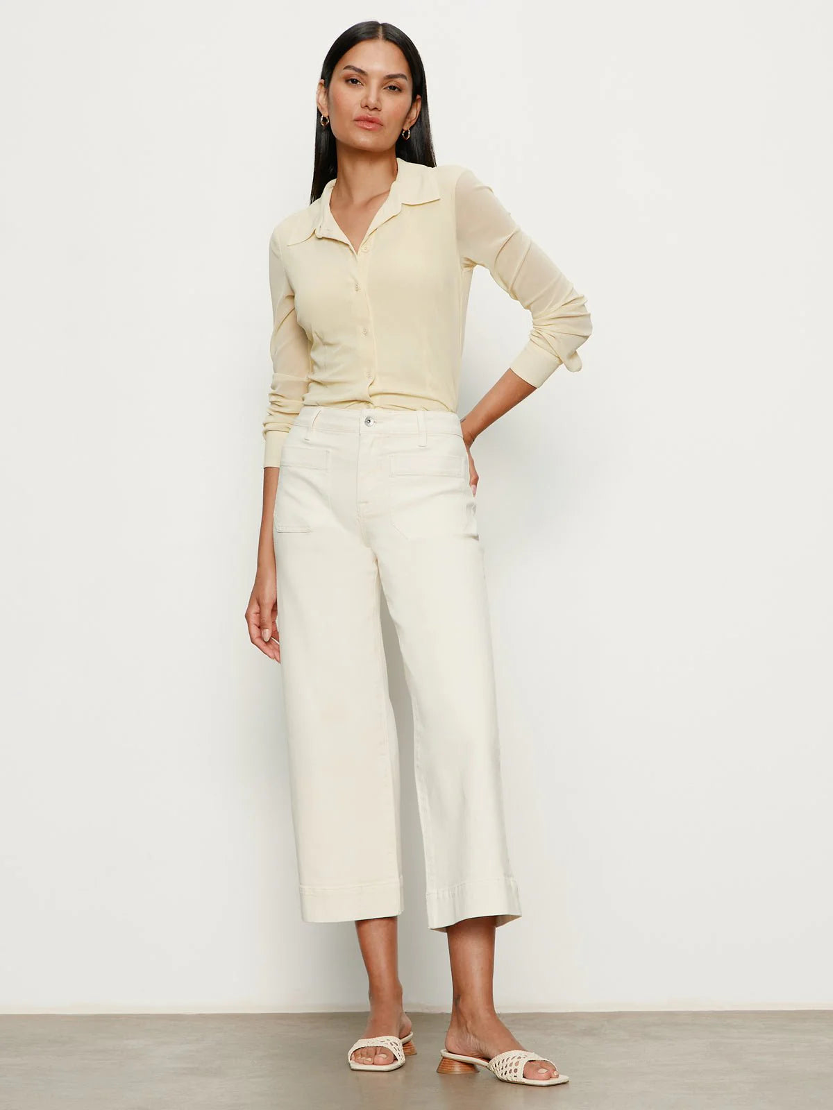 The Marine Standard Rise Denim Pant - French Vanilla