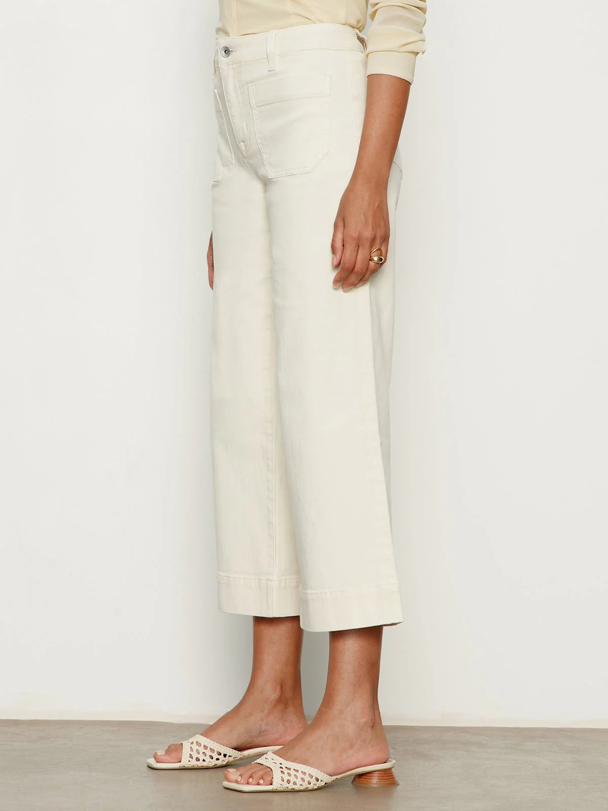 The Marine Standard Rise Denim Pant - French Vanilla