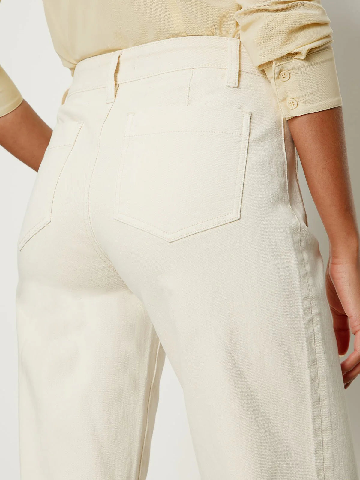 The Marine Standard Rise Denim Pant - French Vanilla