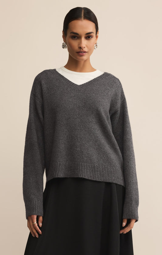 Eloise Sweater - Charcoal Heather