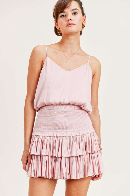 Silky Amore Top - Light Pink