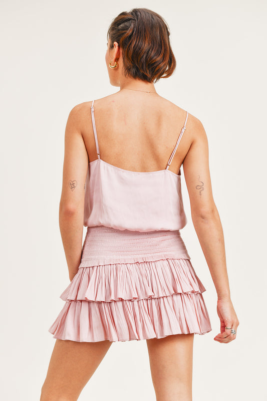 Silky Amore Top - Light Pink