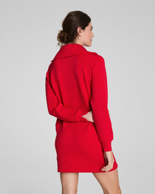 AirEssentials®  Half Zip Dress - Spanx Red