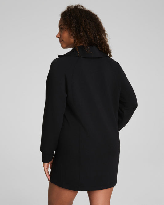 AirEssentials®  Half Zip Dress - Very Black