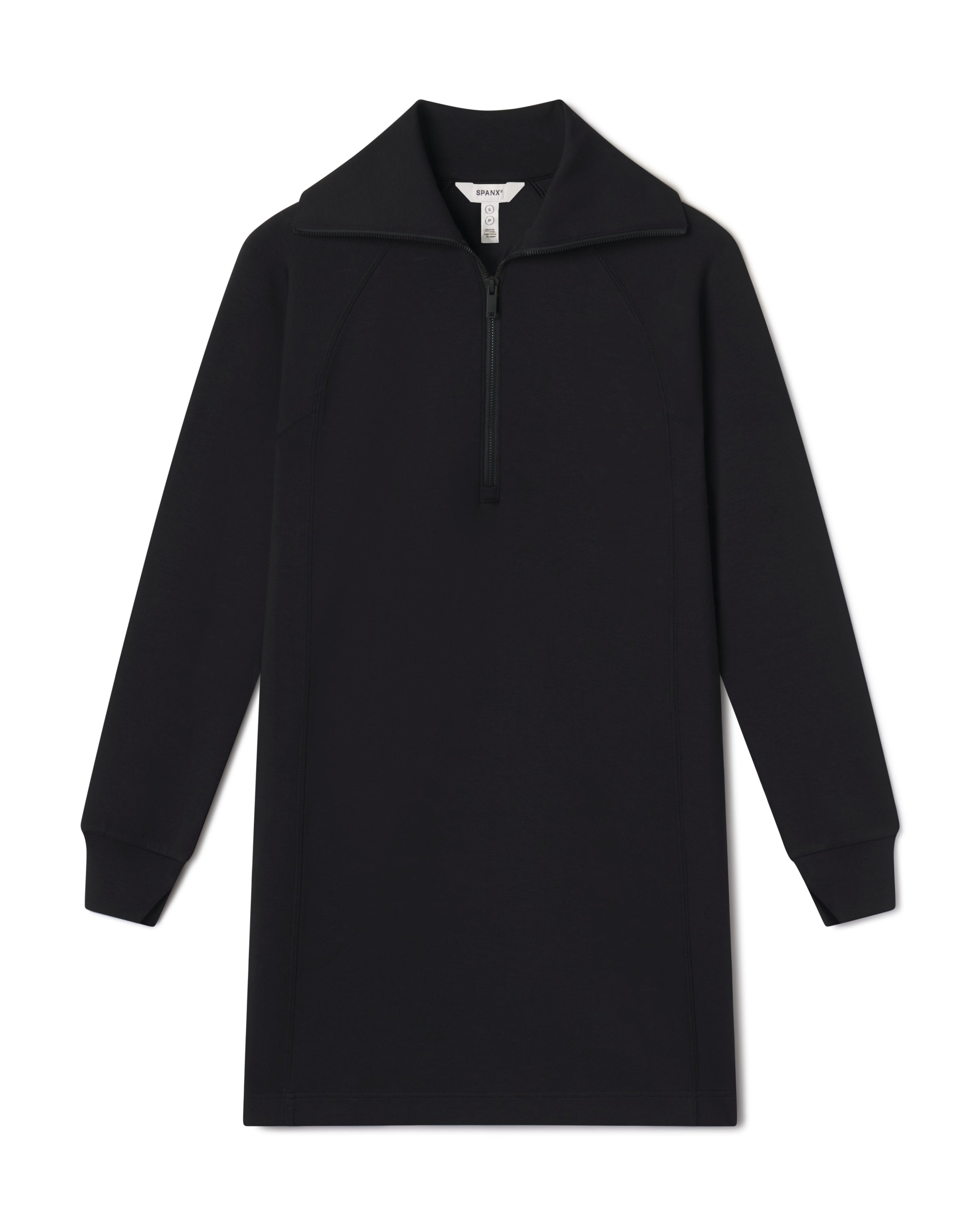 AirEssentials®  Half Zip Dress - Very Black