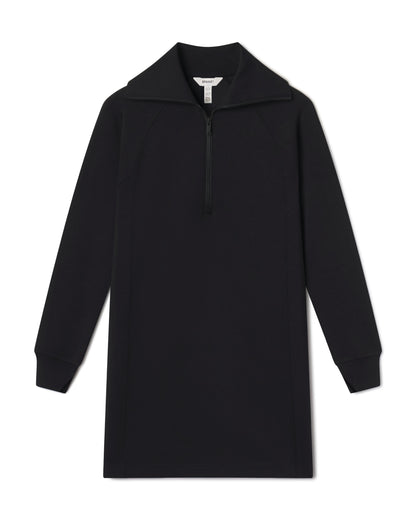 AirEssentials®  Half Zip Dress - Very Black