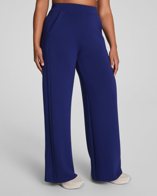 AirEssentials® Wide Leg Track Pant - Midnight Iris