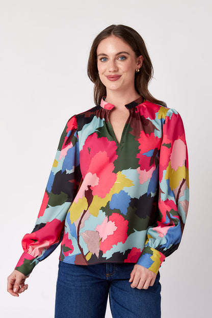 CROSBY - Lydie Top - Painted Floral