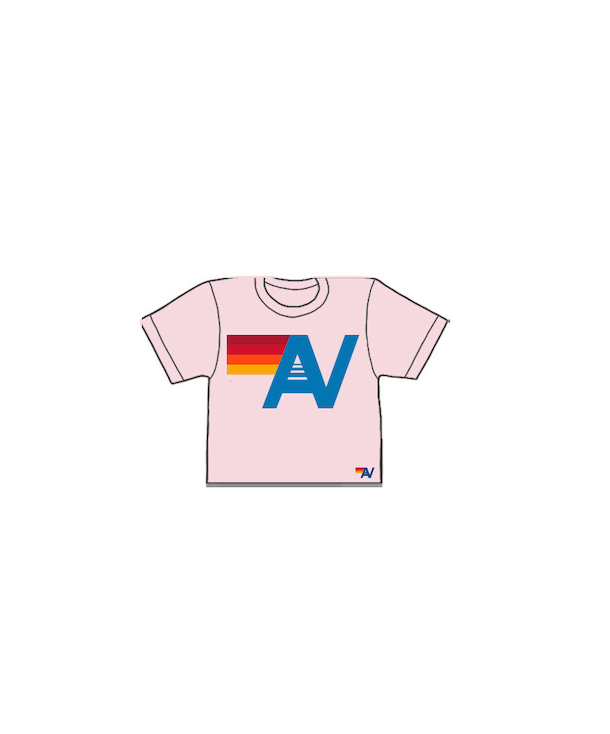 Aviator Nation - Logo Boyfriend Tee - Light Pink