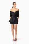 ELLIATT - Dandelione Off The Shoulder Mini Dress - Black