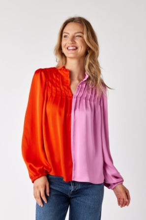 CROSBY - Gabby - Blouse - Tropical Colorblock