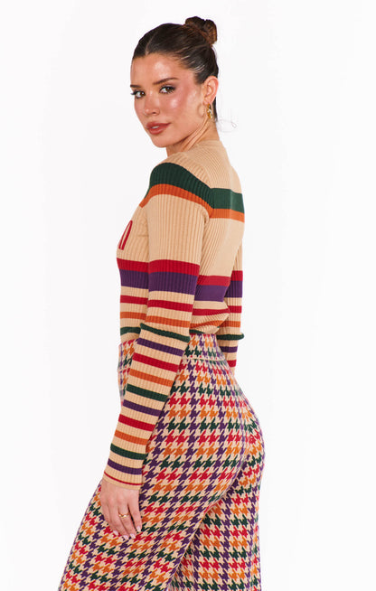 Show Me Your Mumu - Slopes Sweater - Apres Ski Stripe