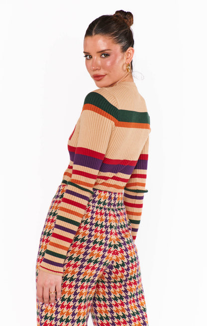 Show Me Your Mumu - Slopes Sweater - Apres Ski Stripe