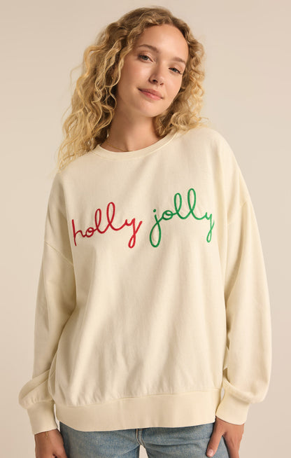 Z SUPPLY - Holly Sunday Sweatshirt - Sea Salt