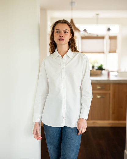 MerSea - Brontë Oxford Button Up - Oxford White