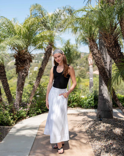 MerSea - Sonnet Maxi Skirt - White