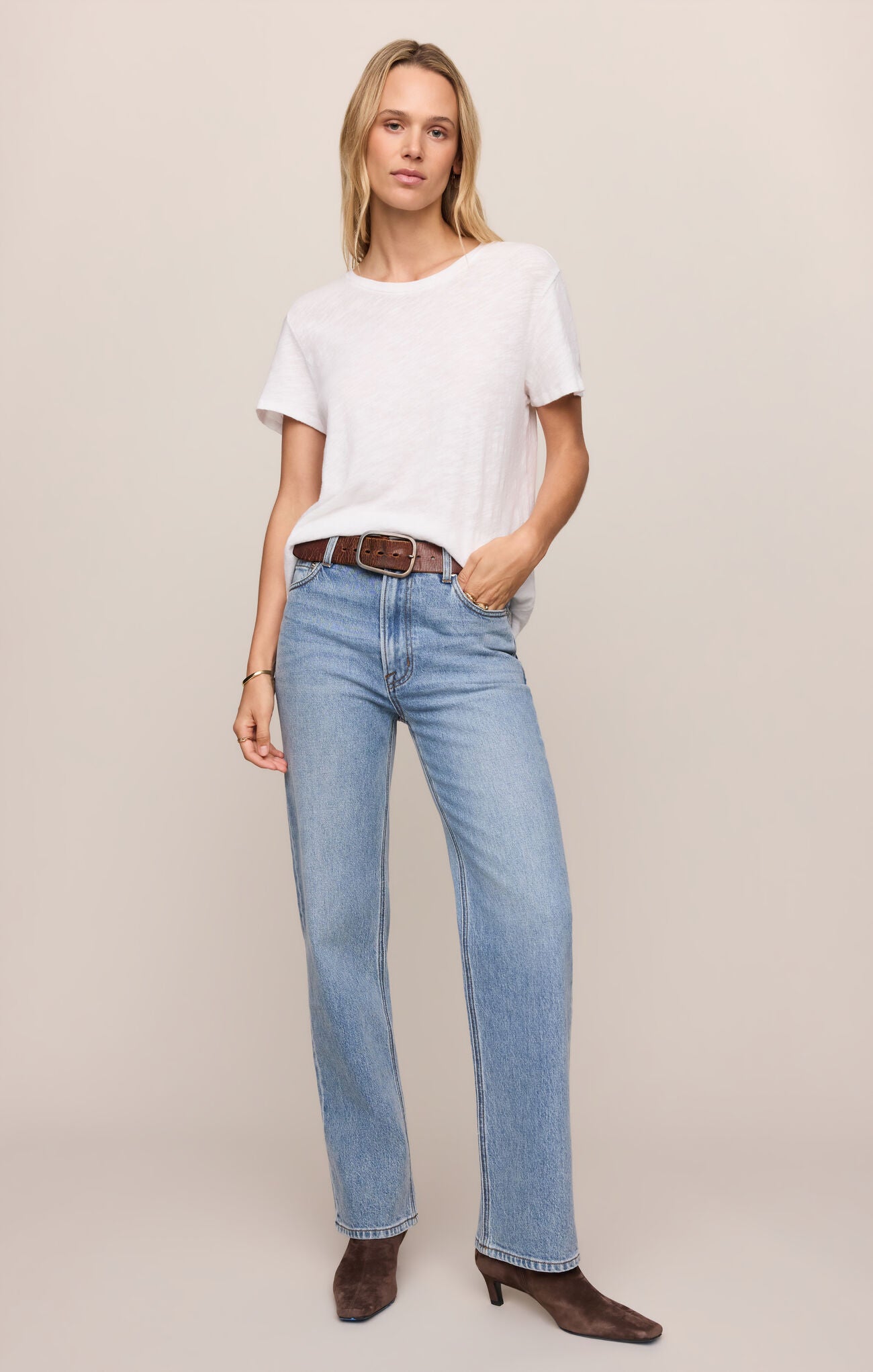 Foundation Slub Tee - White