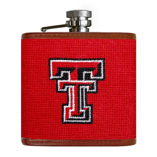 Texas Tech Needlepoint Flask