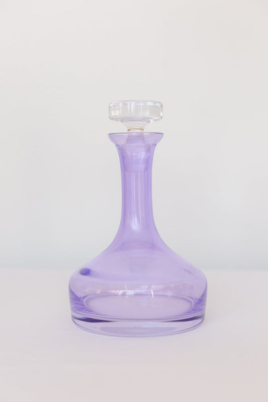 ESTELLE COLORED DECANTER - VOGUE {LAVENDER}